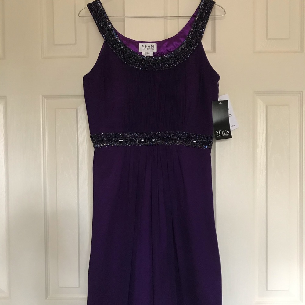 Beaded Silk Dress by Sean Collection